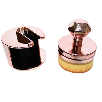 

Stamps Makeup Brushes Soft Base Foundation Brush Round Portable Make Up Brush Pro Contour Kabuki Brush For Makeup