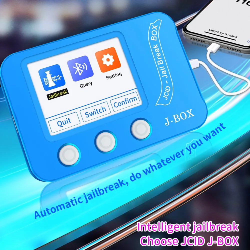US $165.00 JBOX JC Programmer Jail Break Box For Bypass ID And Icloud Password On IOS Device PC FreeBluetooth Address Phone Repair Tools