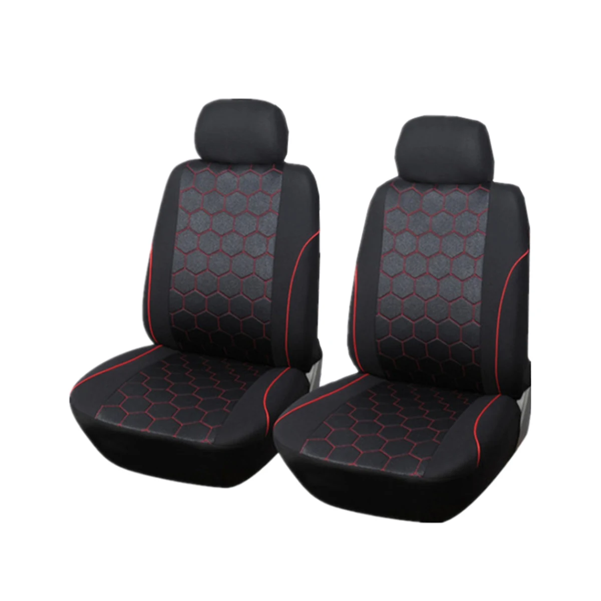 Front Seat Cover 9 шт. чехлы для сидений автомобиля футбольный мяч стиль жаккардовая ткань Универсальный подходит для переднего заднего сиденья протектор Авто аксессуары для интерьера Декор - Название цвета: Front Seat Cover