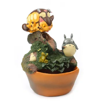 

Studio Ghibli My Neighbor Totoro Cat Bus PVC Action Figure Humidifier Collection Model Toys Gift For Home Decoration Props