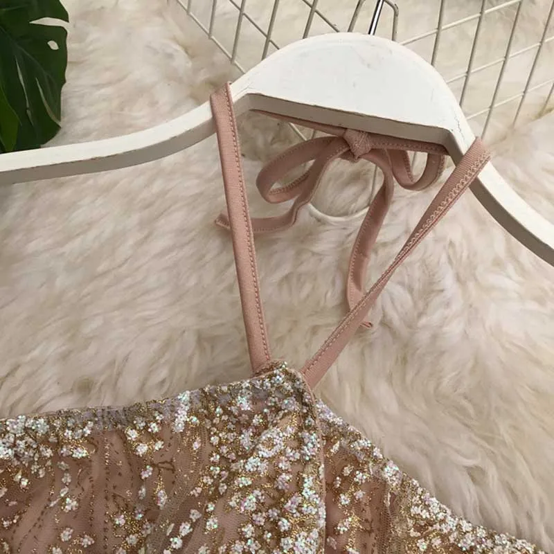 Moda feminina, модные брендовые дизайнерские женские летние комбинезоны, женские сексуальные комбинезоны с бретельками, сетчатые Кружевные Боди с открытыми плечами