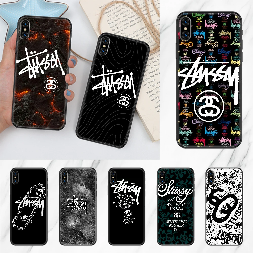 Fashion Brand Stussys Phone Case Cover Hull For Iphone 5 5s Se 2 6 6s 7 8 12 Mini Plus X Xs Xr 11 Pro Max Black Pretty Back Phone Case Covers Aliexpress Fashion Brand Stussys Phone Case Cover Hull For Iphone 5 5s Se 2 6 6s 7 8 12 Mini Plus X Xs Xr 11 Pro Max Black Pretty Back Phone Case Covers Aliexpress