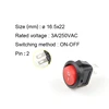 2Pin Red Black