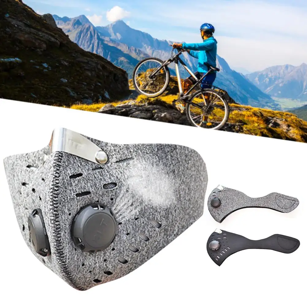 

Dust Mask Anti-Fog Face Mask Cycling Facial Mask Windproof Dustproof Mask With Filter For Men Women Outdoor Sports
