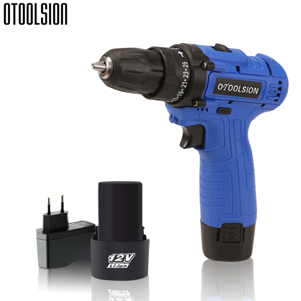 

12V Portable Household Cordless Screwdriver 1.5Ah Battery Drills Professional Cordless Drill Muti-function Electric Screwdriver