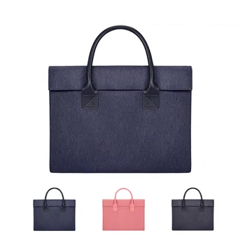 

2020 waterproof Fashion Computer Laptop Tote Waterproof Shock-resistant Lightweight Women Handbag Office Briefcase hand Bag ST04