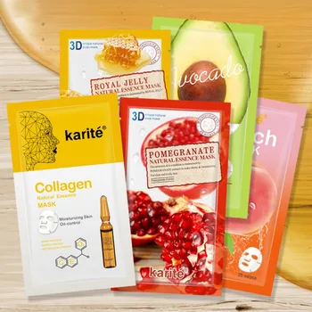 

1 Box Moisturizing Natural Fruit Essence Facial Mask Face Skin Mask Oil Control Anti Aging Wrinkle Skin Care