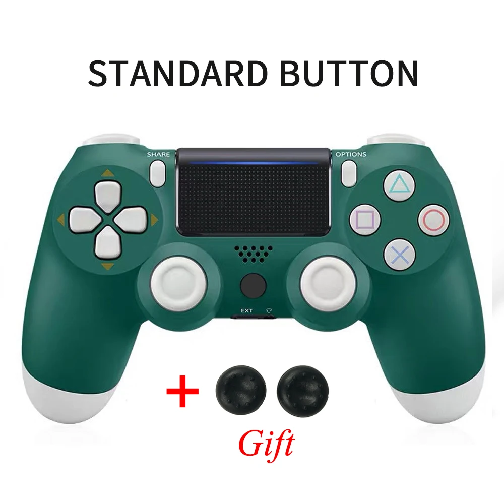 Green Bluetooth беспроводной джойстик для PS4 контроллер подходит для mando ps4 консоль для Playstation Dualshock 4 геймпад для PS4 консоли - Цвет: Green