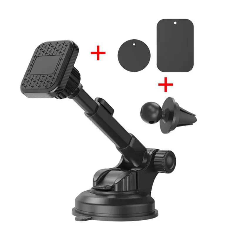 

Windshield Magnetic Phone Holder 360 Degree Rotary Car Dashboard GPS Stand Mount