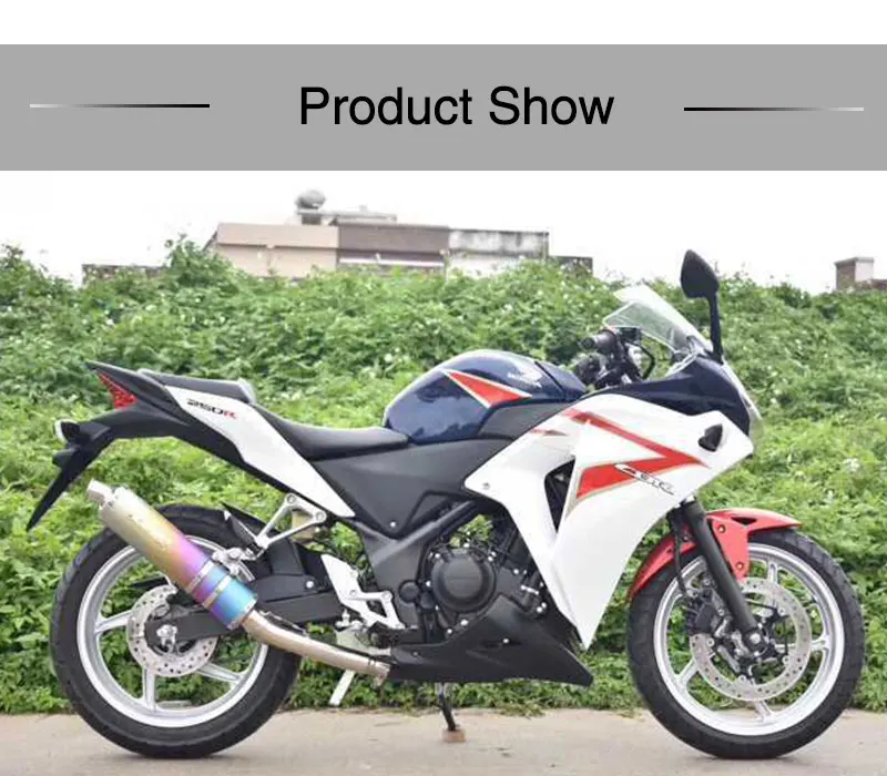 Alconstar трубы без шнуровки для Honda CBR250 выхлопная система из нержавеющей стали Соединительная труба без глушителя