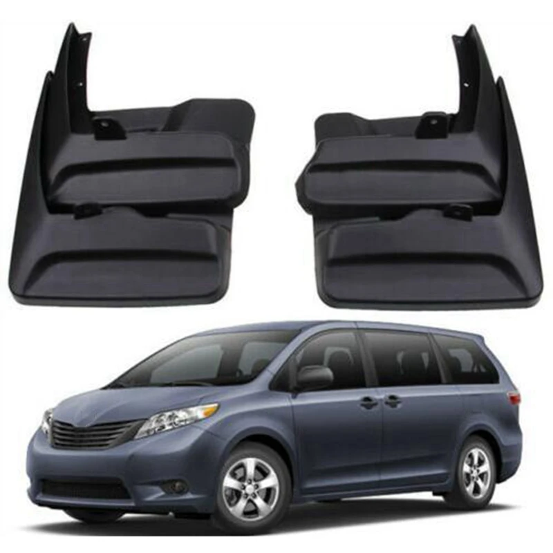 Брызговики Передние Задние для Toyota Sienna 2011
