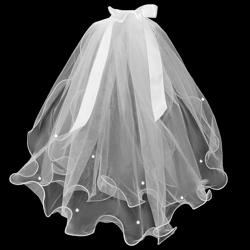 

Short Bridal Veil Head Wedding Accessories Hot Sell Comb