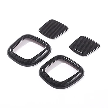 

Carbon Fiber ABS Car Headrest Button Cover Trim Stickers Car Accessories for Maserati Levante Quattroporte 2017-2020