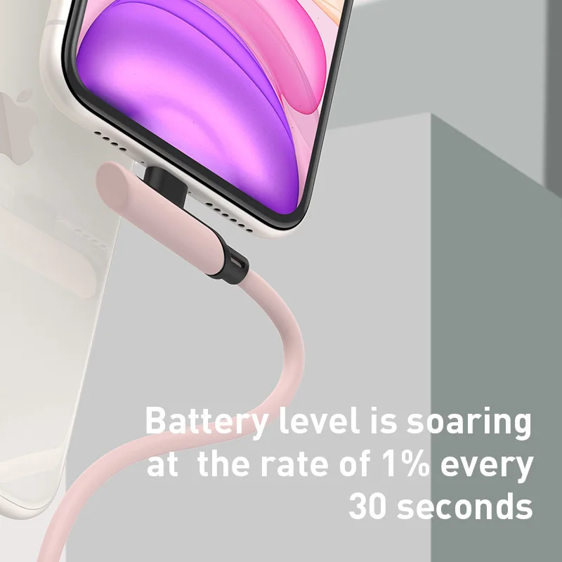 Baseus usb type C для Lightning Кабель для iPhone 11 Pro XS Max XR X 8 Plus 18 Вт Быстрая зарядка цветной USB кабель PD зарядный кабель