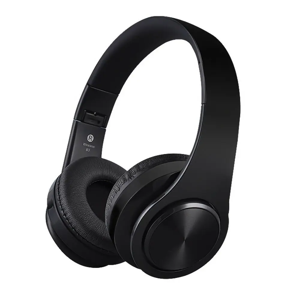 Черный Модернизированные беспроводные Bluetooth наушники для Mpow Bluetooth 5,0 складывающиеся наушники CVC6.0 шумоподавление супер бас гарнитура с микрофоном - Цвет: Черный