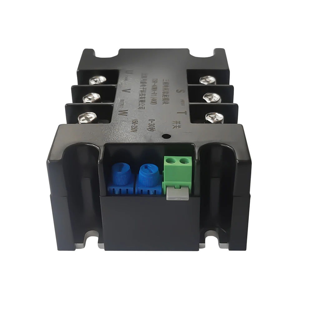 380V R 2kw 4kw 6kw 8kw 10kw 15kw 20kw Motor Soft Start Module Controller Starter Stop Heat Sink Three-phase Motor Slow Start