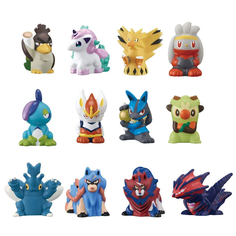 

Bandai Pokemon Starry Dream Model Cartoon Figure Ponyta Lucario Eternatus Kids Toys Model PVC Collections Dolls Children's Gifts
