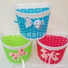 Детская корзина для велосипеда, корзина для скутера, универсальная, полностью ручная работа, плетеная корзина для велосипеда, корзина для коляски