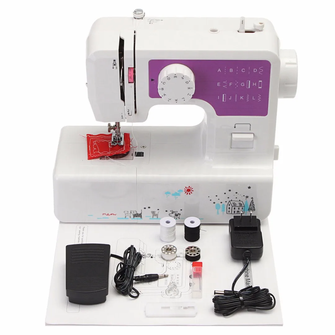 JX-LCLYL 29*12*28cm Electric Sewing Machine Quilting Multi-Function Heavy Duty Household