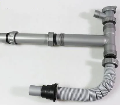 Kitchen Sink Drain Pipe Double Sink Drain Garbage Disposer Accessories