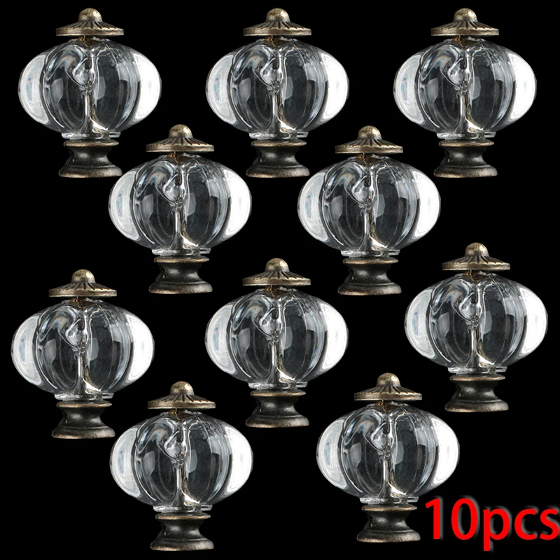 

10Pcs Transparent Handles Clear Crystal Diamond Acrylic Door Knobs Cupboard Drawer Cabinet Handles 30.3mm * 36.2mm