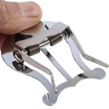 

Silver Marching Musical Sheet Clip Trombone Marching Lyre for Trumpet Trombone