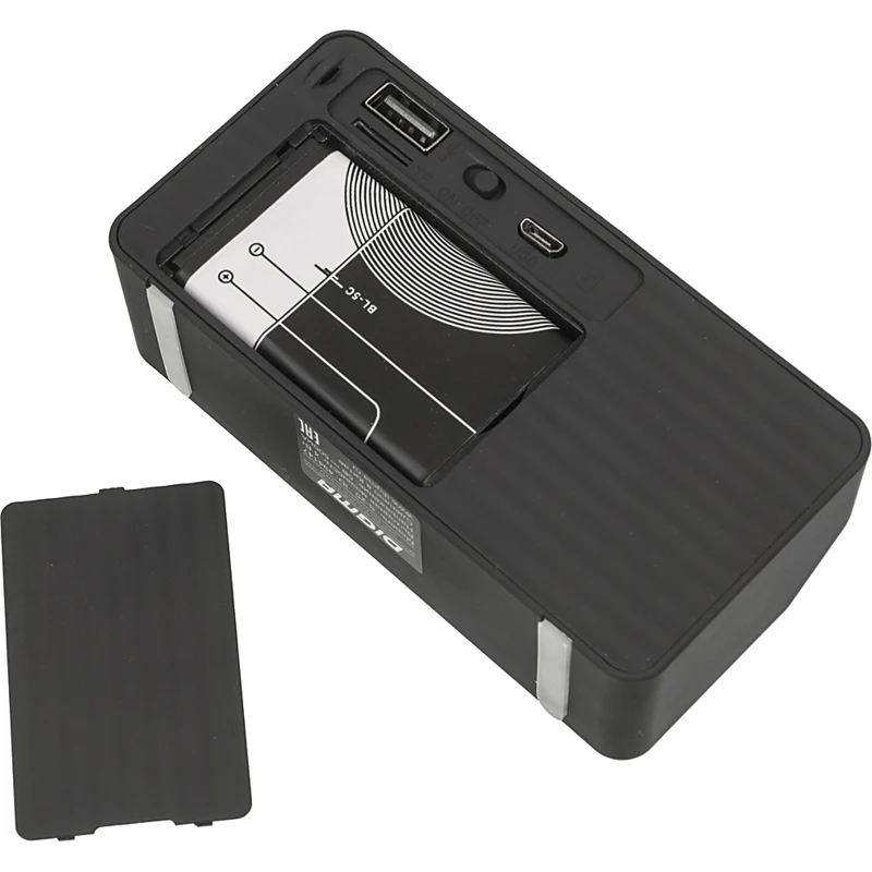 Колонка порт. Digma S-20 черный 4W 1.0 BT(SP204B