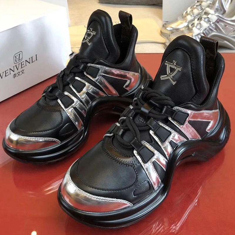 フランスのブランドv Vlファッションスポーツlaoda靴女性の靴逆バンプ革トップ高級標準製造ファイン包装 Women S Flats Aliexpress