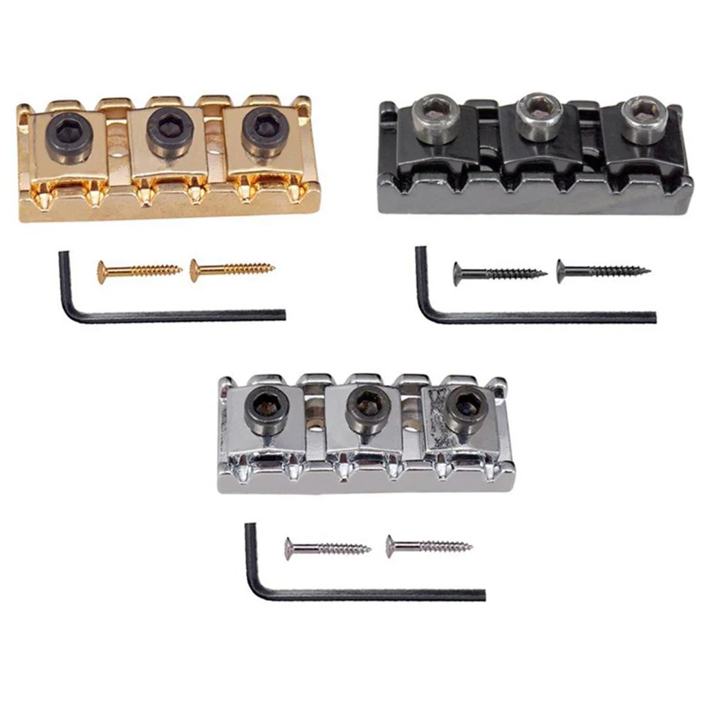 Guitar Locking Nut 42mm String Lock for 6 String Electric Guitar