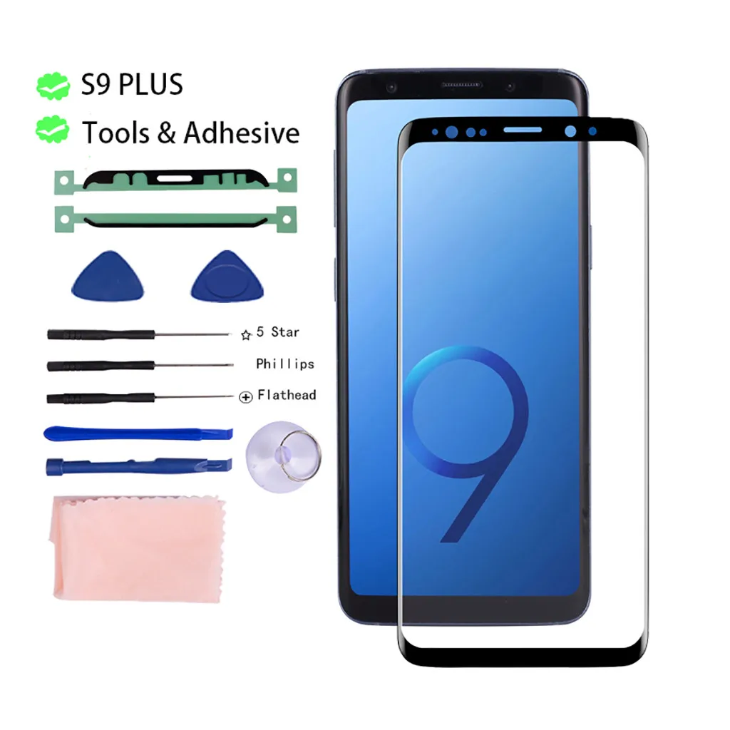 Carprie Защитная крышка для объектива, совместимая с samsung Galaxy S9/S9 Plus, переднее стекло, запасной комплект для ремонта объектива 19Sep12