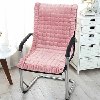 

Thickened Winter Plush Deck Chair With Back Cushion
