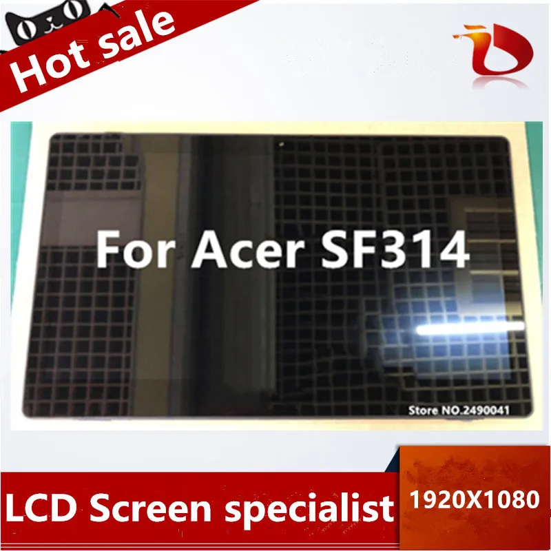 14 ''FHD 1920X1080 Для acer SF314 ЖК-экран+ сенсорный экран с рамкой в сборе