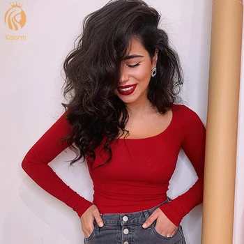 

Autumn Sexy Women Solid Color Bodysuit Fashion Casual Long Sleeve Comfort Slim O-Neck Romper Bodis de Mujer 2019 New Hot Sale E