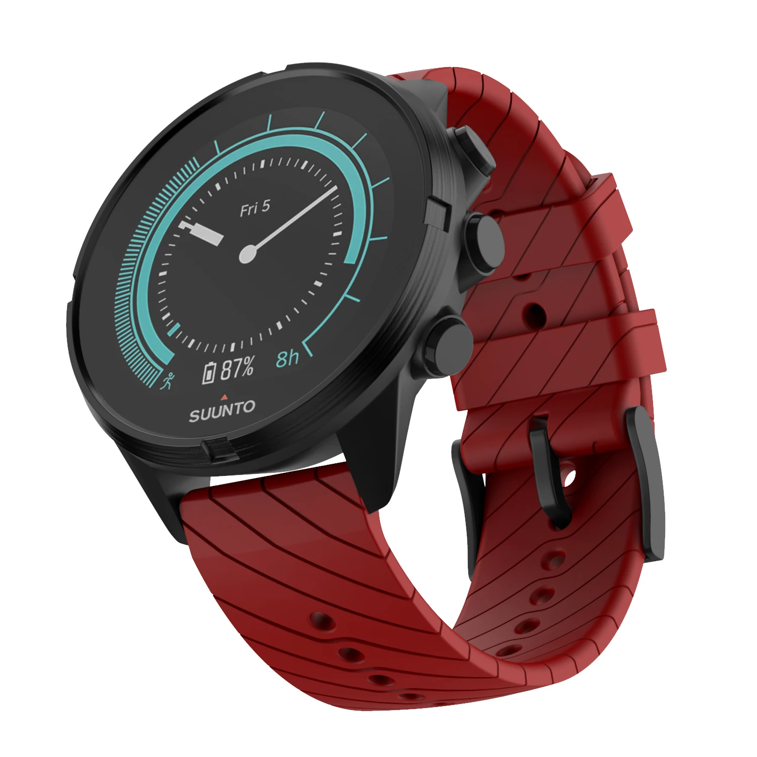 Heang силиконовый ремешок для Suunto 9/9 Baro медный Спортивный Браслет спортивный браслет умные часы