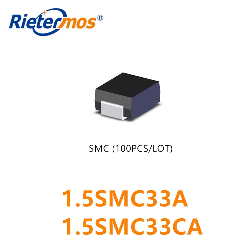 100 шт. SMC 1. 5smc33a 5smc33ca DO 214AB высокое качество|Запасные части| |