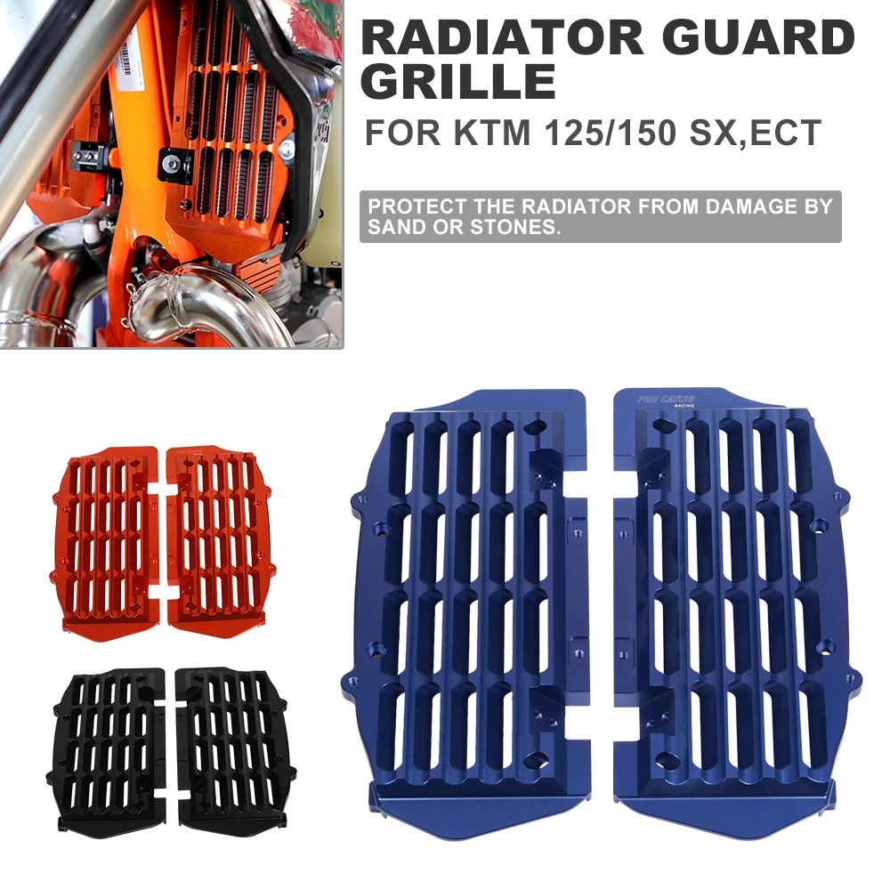 Алюминиевая решетка радиатора для KTM Husqvarna SXF EXC TC 125 150 300 350 400 450 500 SX 2019 2020 2021 |