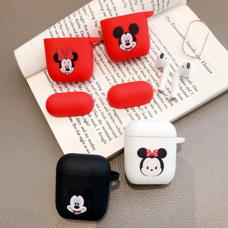 Мультяшный дизайн Bluetooth беспроводной чехол для наушников для Apple Air Pods 1 2 Коробка для наушников гарнитура для airpods чехол s Защитная крышка