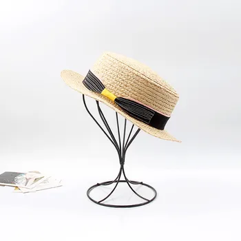 

Sun hat female cap Burr knitting summer Sunscreen Outing sunshade Sandy beach Straw hand made Visor Foldable fashion