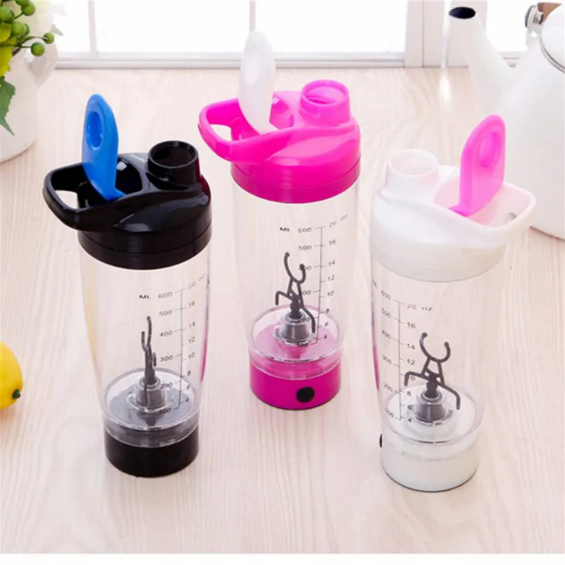 

600ML Water Bottle Protein Power Automation Coffee Blender Milk Shaker Mixer Intelligent Automatic movement drinkware