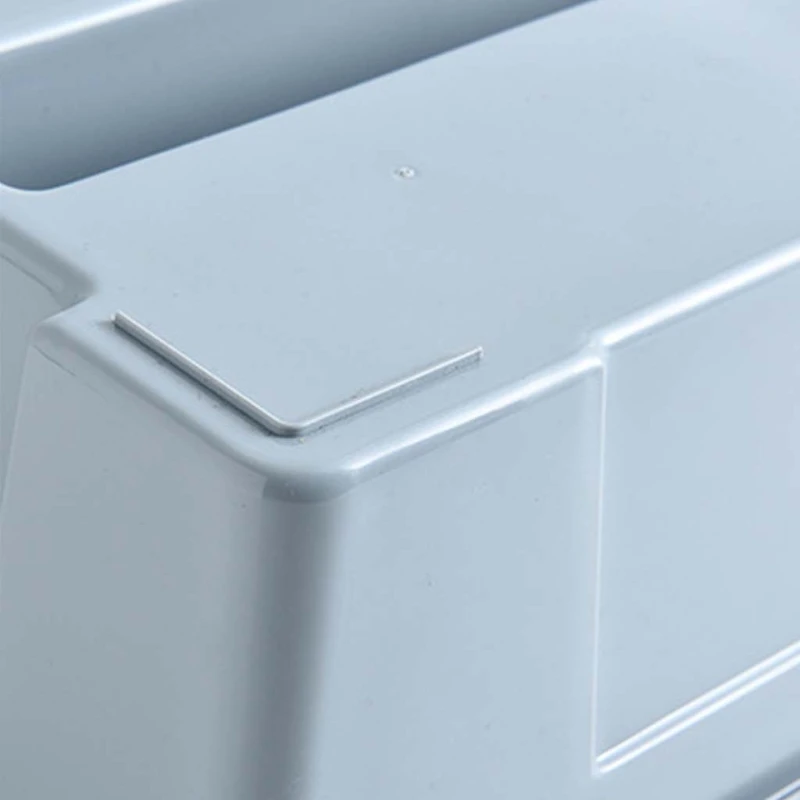 2 Dividers Tool Storage Box Portable Plastic Hardware Toolbox with Handle Home A0KF - 4