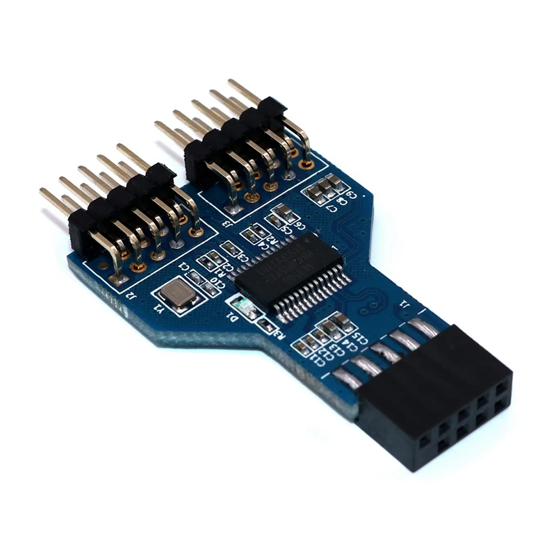 3-Порты и разъёмы USB 2,0 концентратор модуль Вертикальная Установка для настольных ПК, клавиатура, Мышь, USB флэш-накопитель