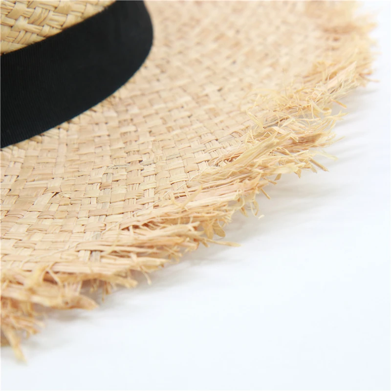 Мужские и женские Панамы, рафия, шляпы от солнца, мягкая соломенная шляпа с козырьком, модные джазовые пляжные шляпы с буквенным принтом, ковбойская шляпа