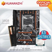 HUANANZHI X99 BD4 X99 Motherboard mit Intel XEON E5 2678 v3 mit 2*8G DDR4 NON-ECC speicher combo kit set NVME NGFF SATA USB 3,0