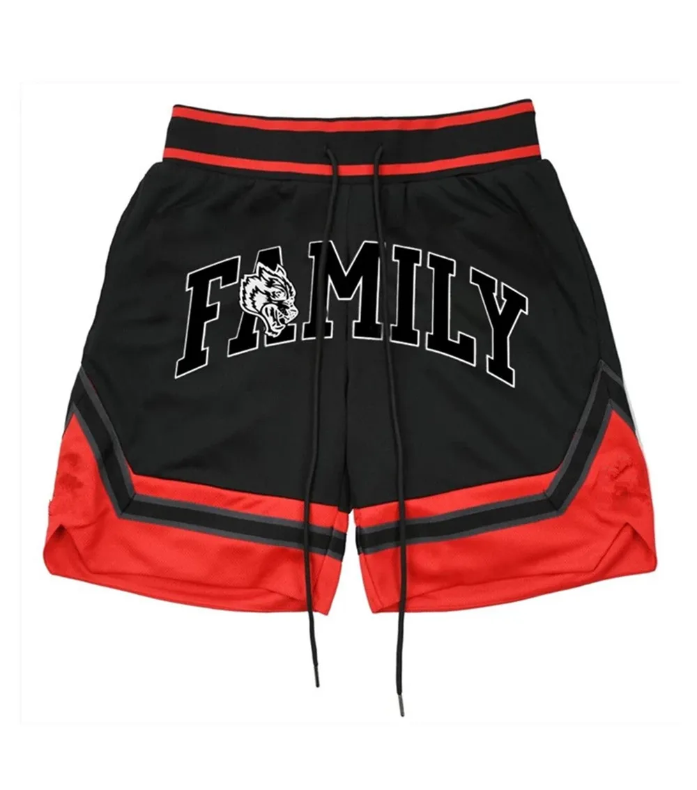 2024 Summer New Sports Fitness Shorts Men's Basketball Game Training Running Casual Loose Quick-Drying Five-Point Pants
