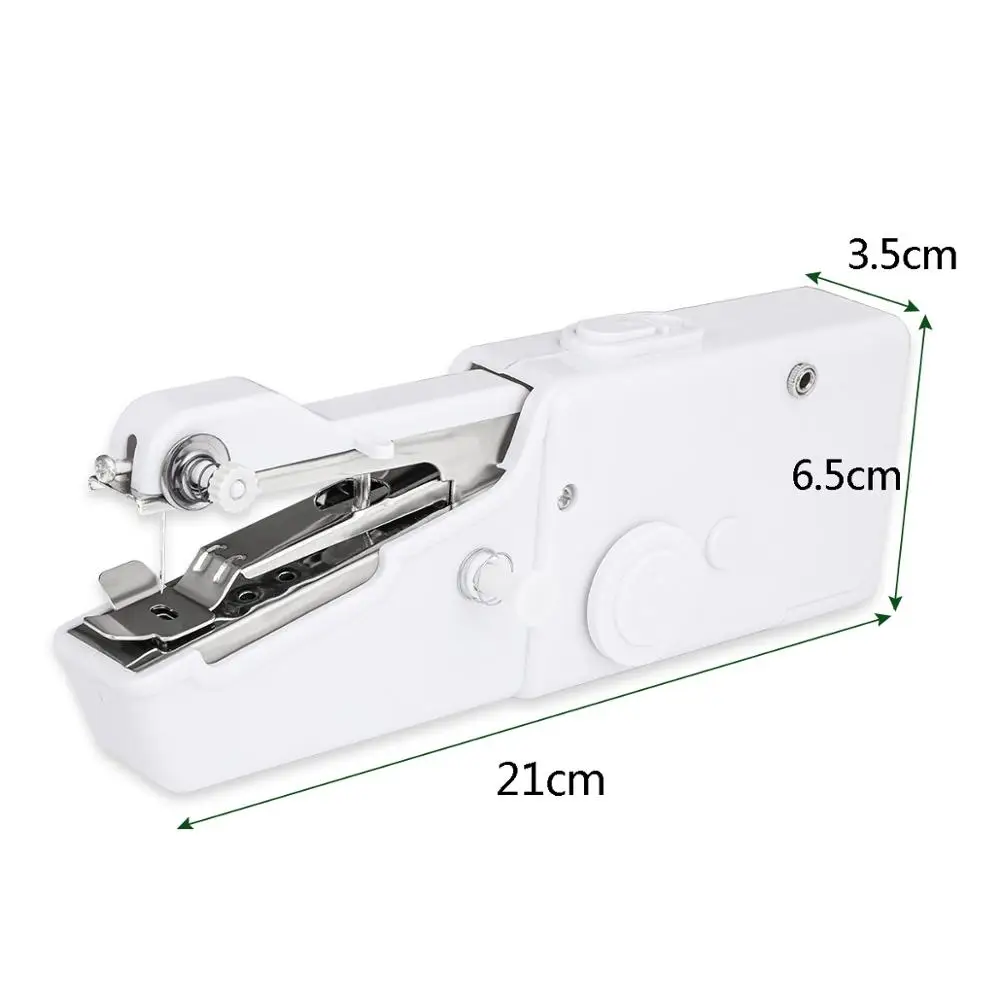 Portable Household Hand Sewing machine Mini Multifunction Handheld Needle Stitch machines needlework Cordless for Clothes Fabric