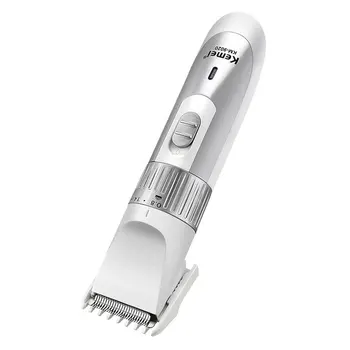 

KM-9020 Electric hair clipper / Rechargeable Low noise Trim hair Haircut Use for any ages Gold Silver 1 set