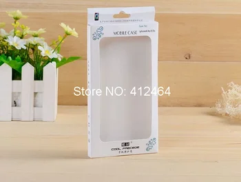 

White box with handle PVC window for baby clothes packaging Custom cardboard gift boxes with clear window ---PX10291