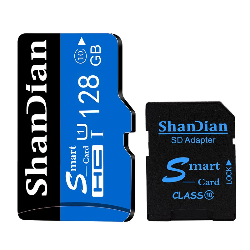 128 ГБ SHANDIAN карта памяти 32 Гб класс 10 sd карта 8 Гб 16 Гб Transflash SDHC TF карта флэш USB память sd карта 32 Гб класс 10 высокая скорость - Емкость: 128 ГБ