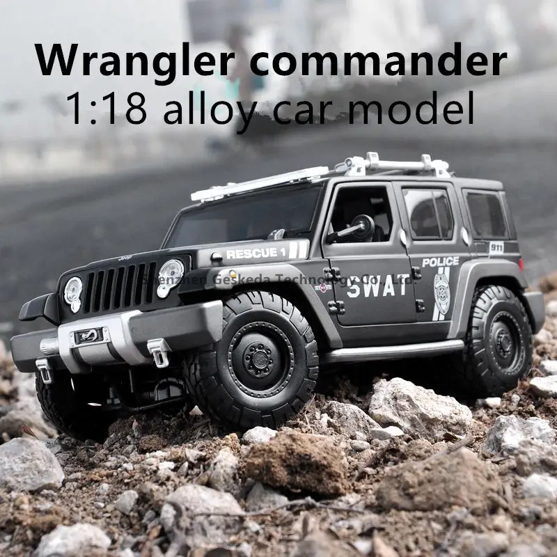 Maisto 1:18 Jeep полицейский автомобиль автомобильный брелок для автомобильных ключей