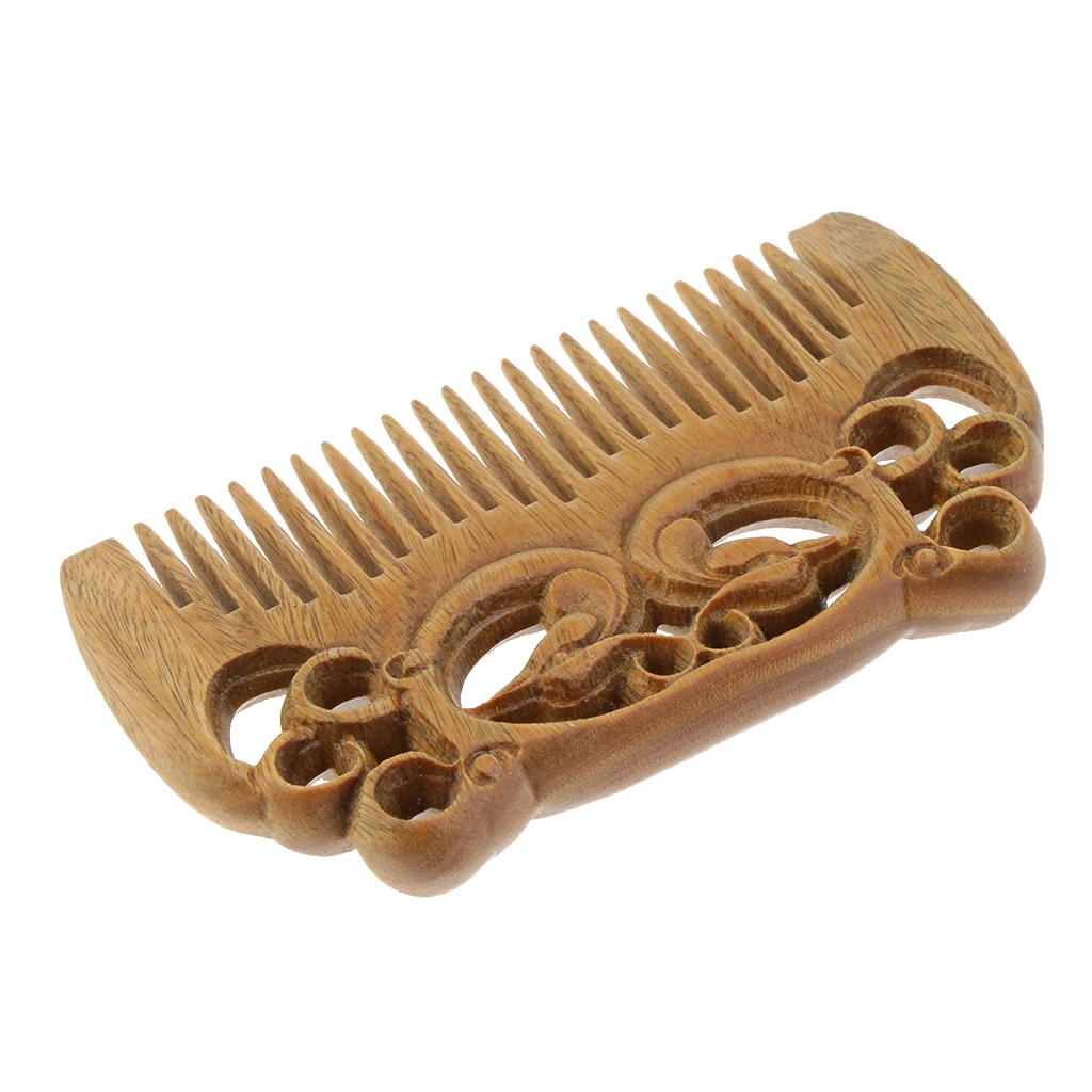 Retro Women Hair Care Static-free Massage Sandalwood Wooden Comb Hairbrush